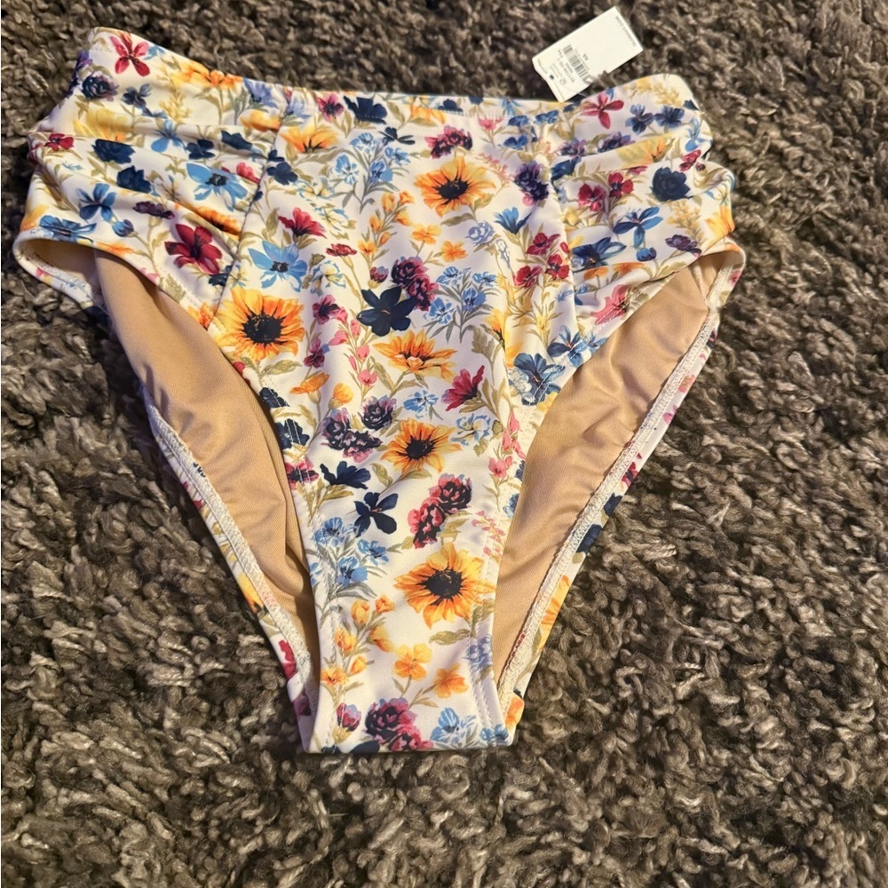 Old Navy Floral Swim Bottoms - Multicolor